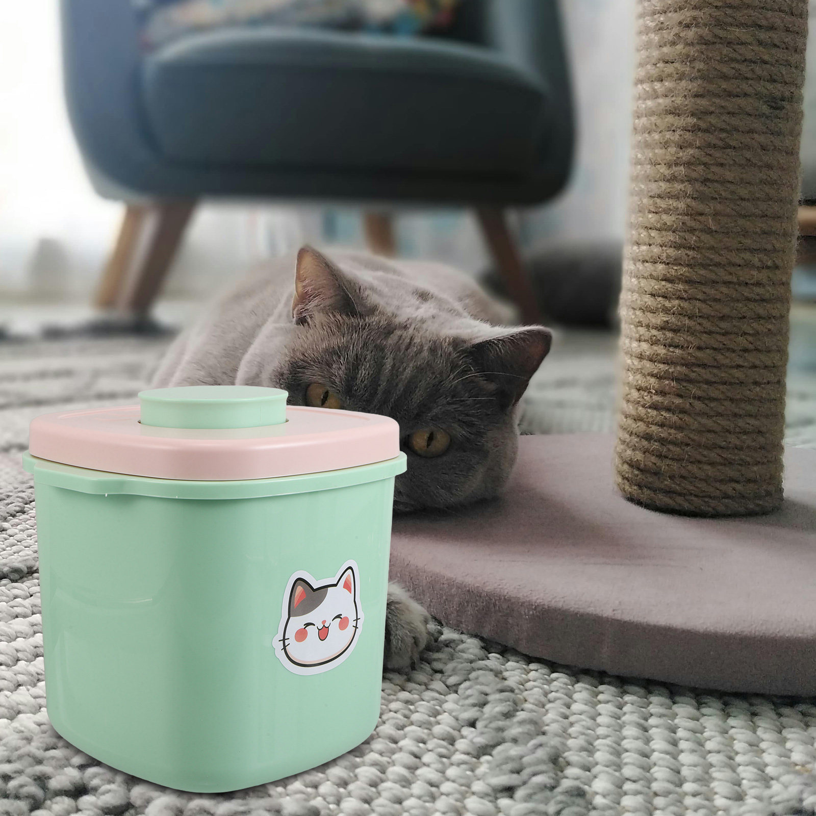 Food Storage For Dog - Dog Cat Food Storage Bin Airtight