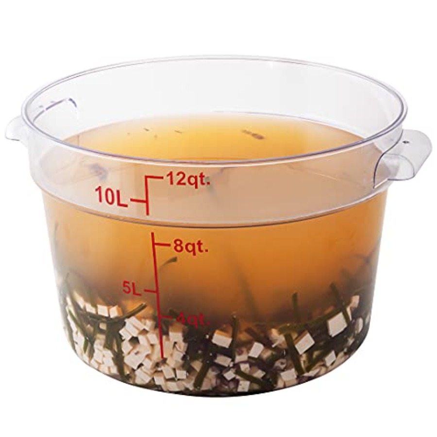 Food Storage Quart Containers - Met Lux 12 Quart Food Storage