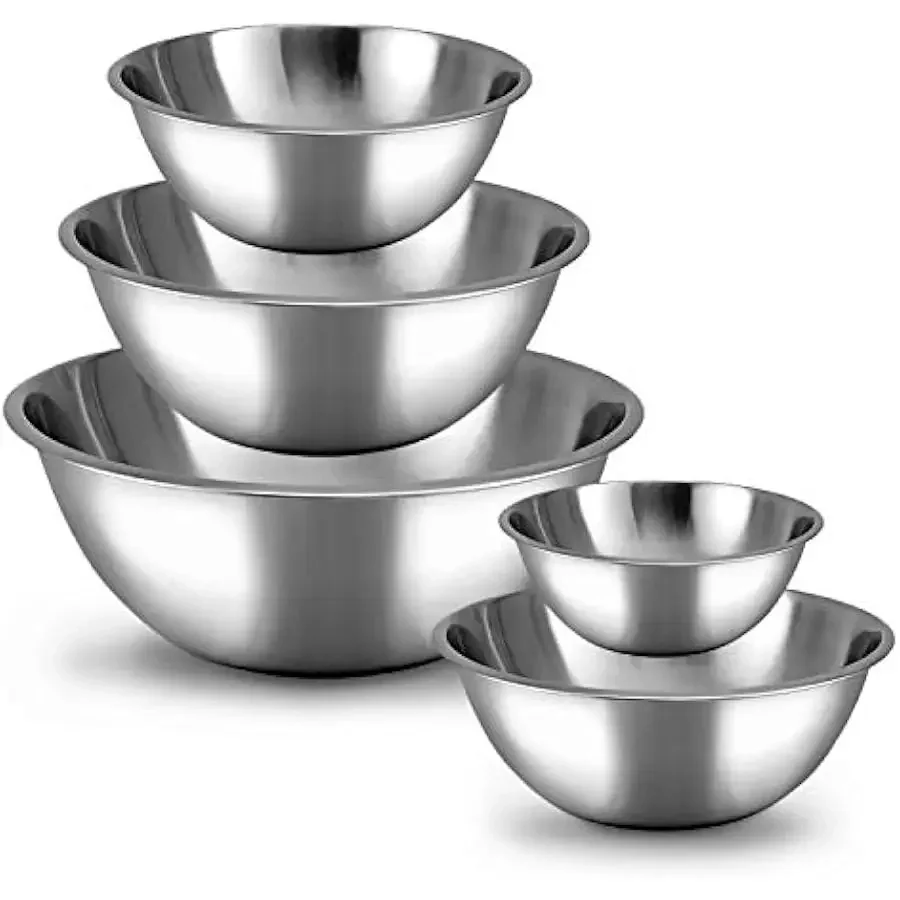 Food Storage Home - WHYSKO Meal Prep Stainless Steel Mixing