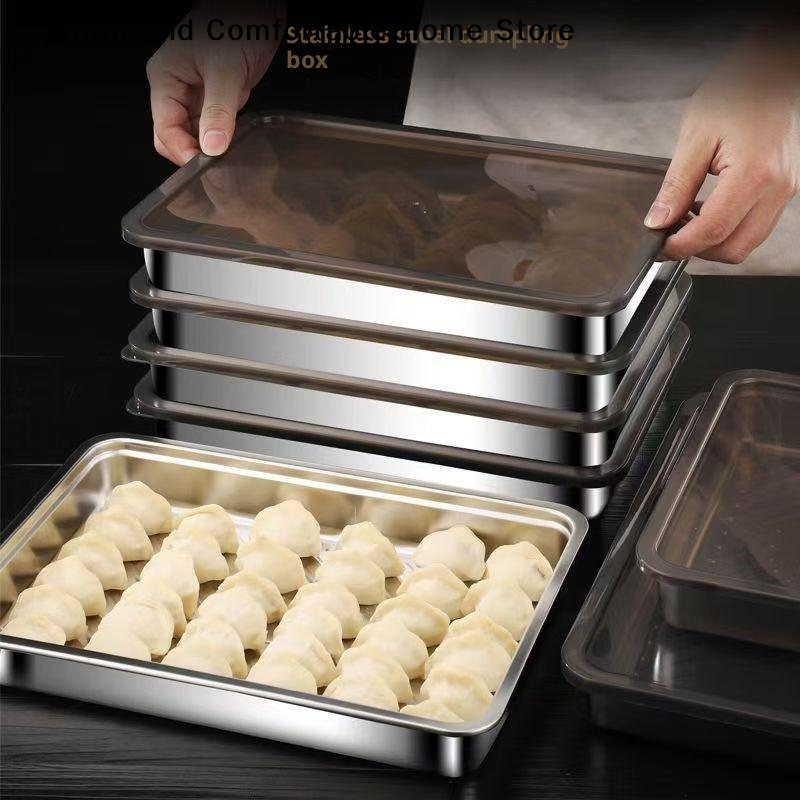 Food Storage Containers Xl - 2/3/4/5pcs Stainless Steel Food Container Box