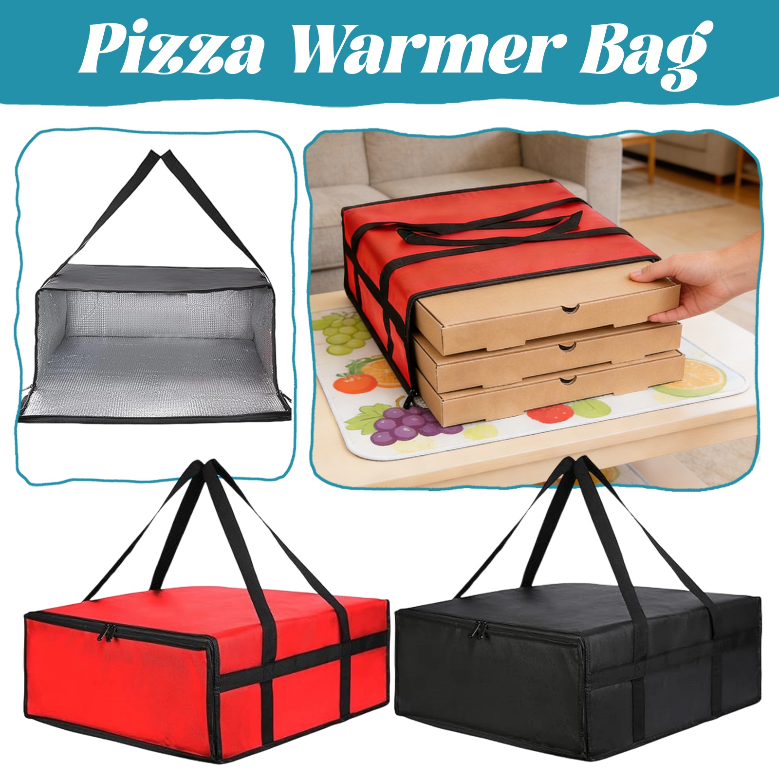 Reusable Food Develivey Bag Li - Food Storage Keep Hot ulasan dan harga