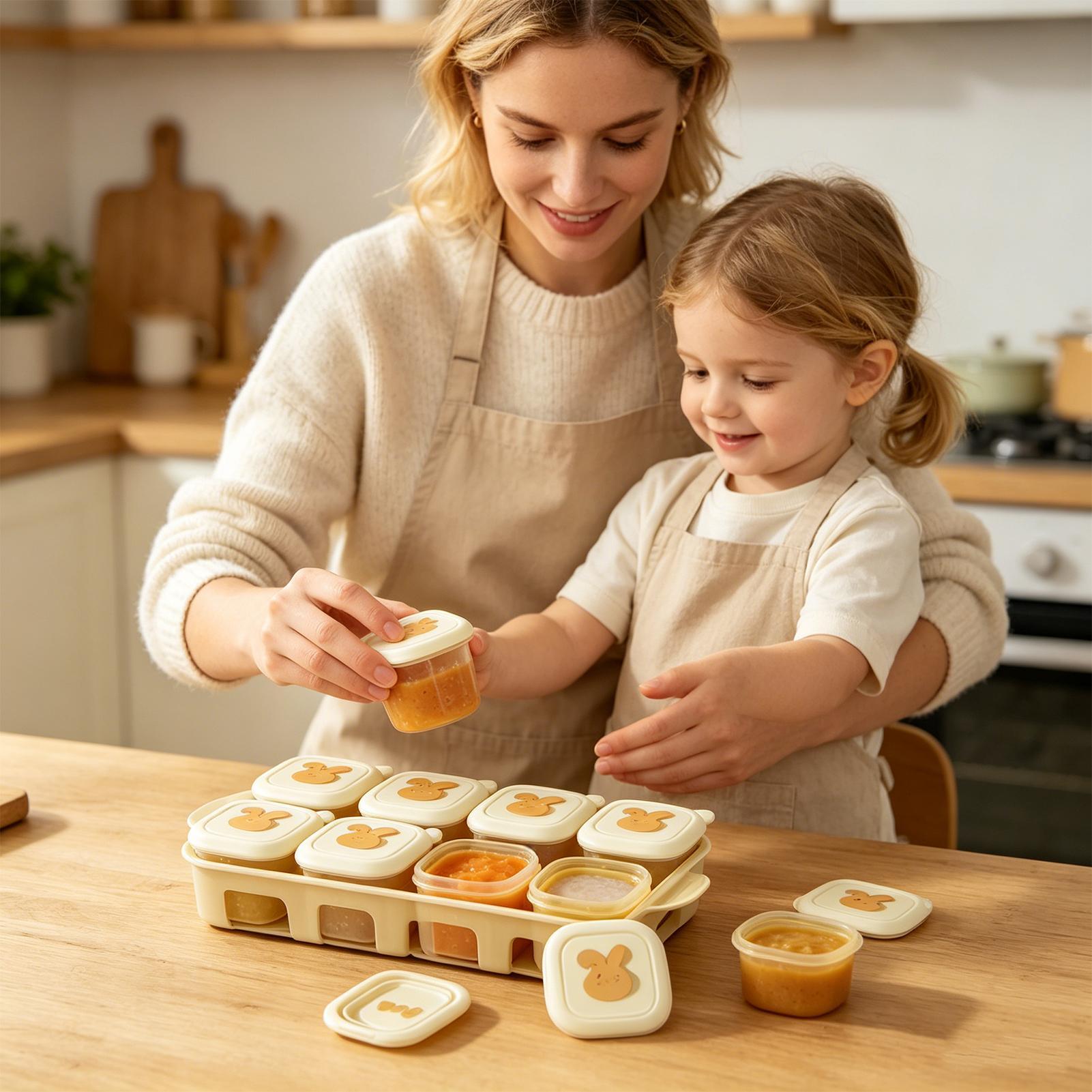 Cube Food Freezer Tray Kids Yo - Food Storage Yogurt ulasan dan harga