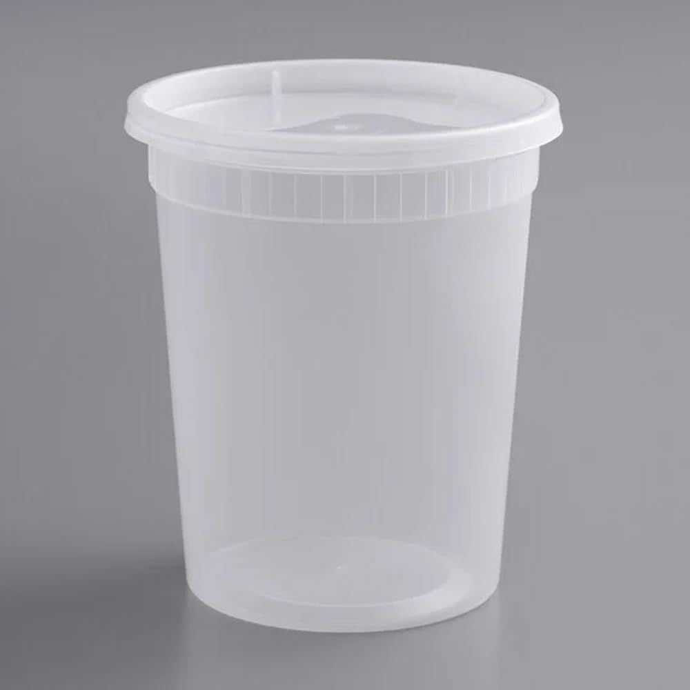 Bulk 240-Pack 32oz Plastic Qua - Food Storage Quart Containers ulasan dan harga