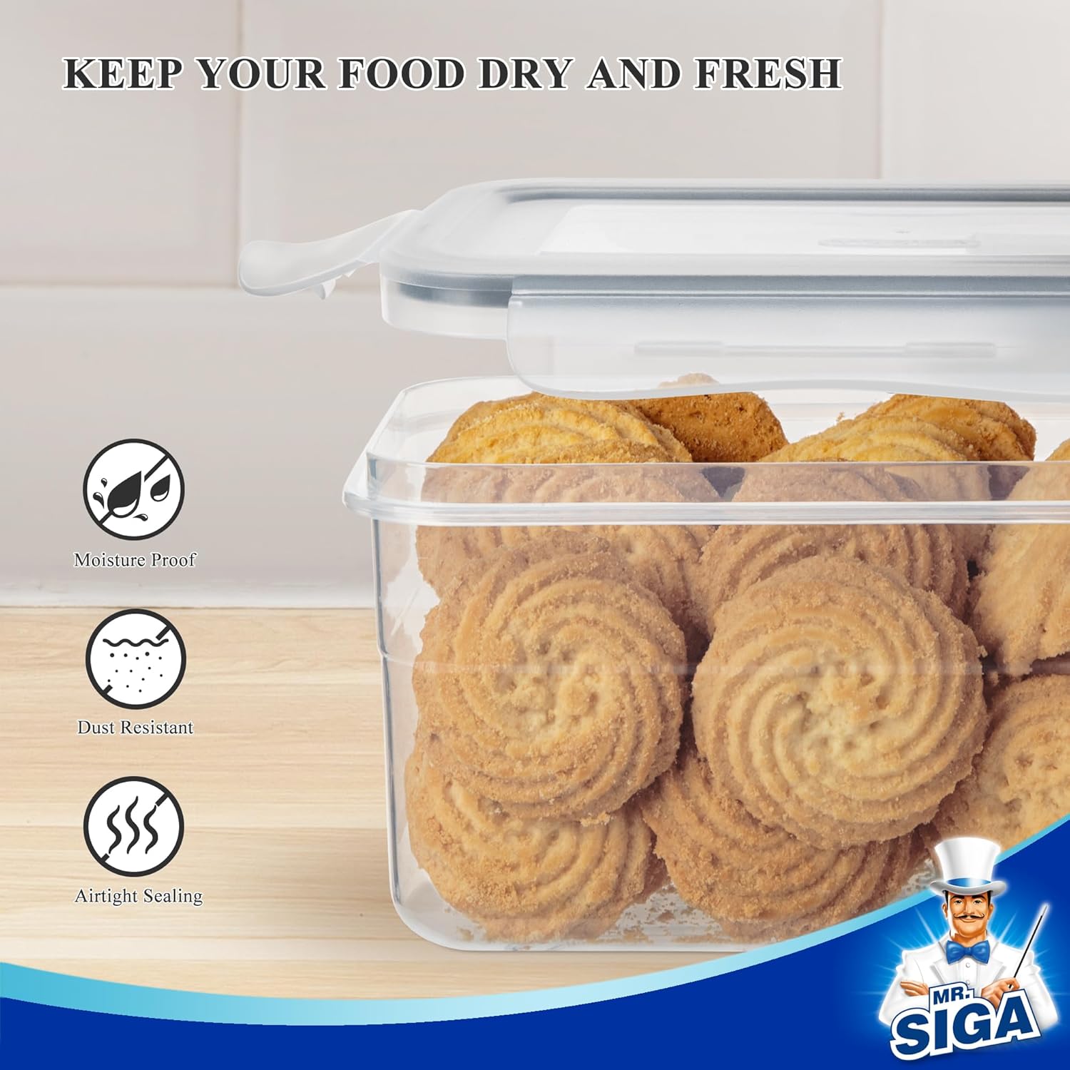 12 Pack Airtight Food Storage  - Food Storage Pantry ulasan dan harga
