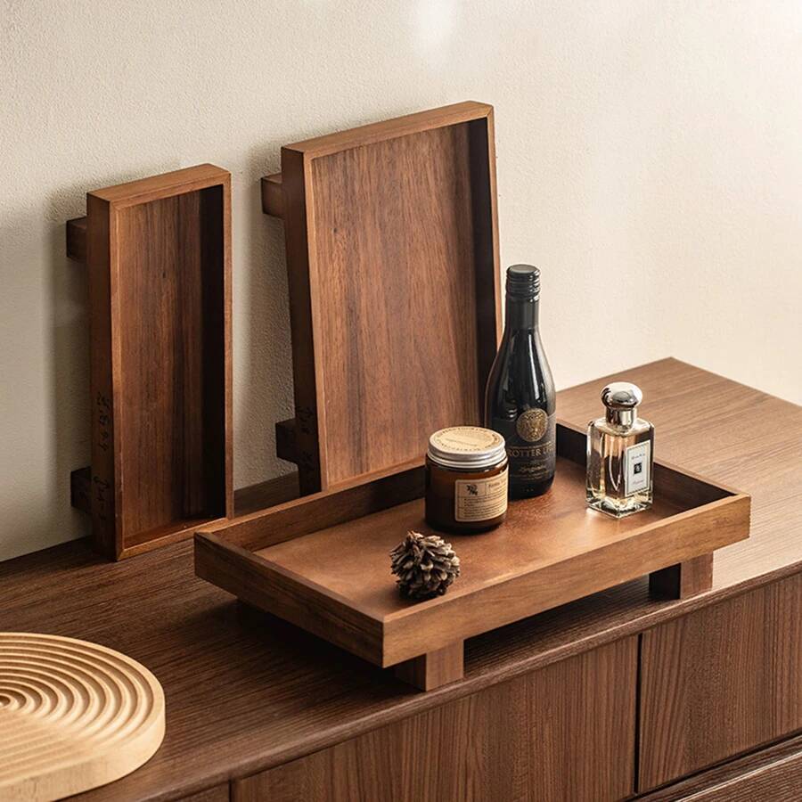 Japanese Style Wooden Gongfu T - Food Storage For Restaurant ulasan dan harga
