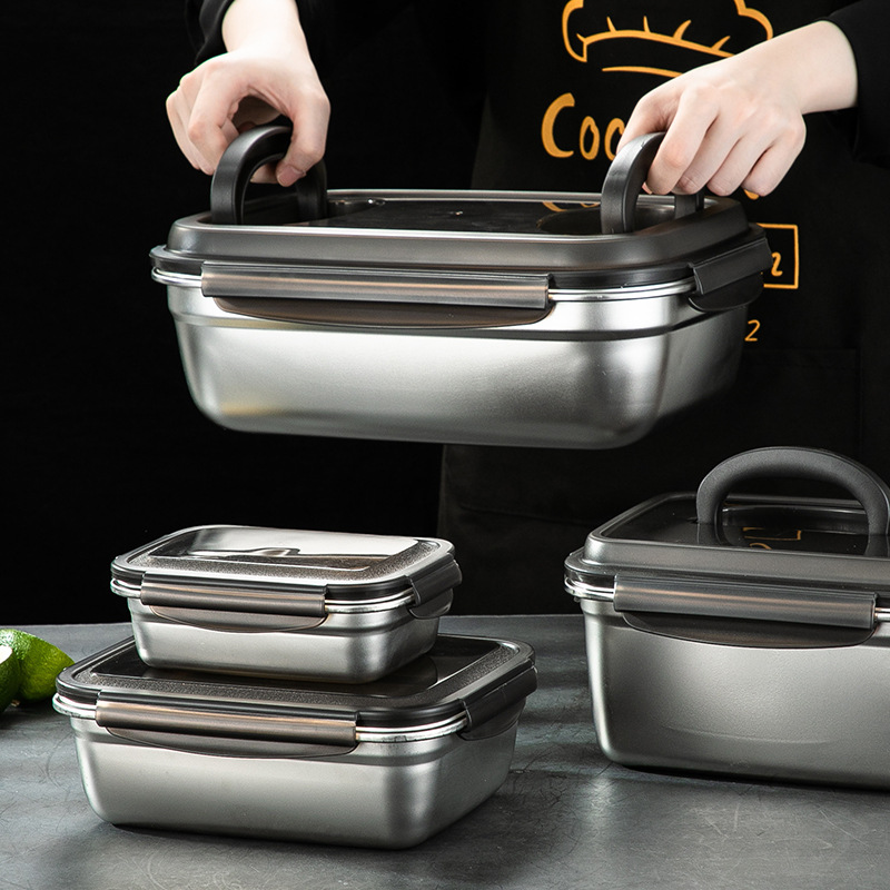 Large Capacity Stainless Steel - Food Storage Containers Xl ulasan dan harga