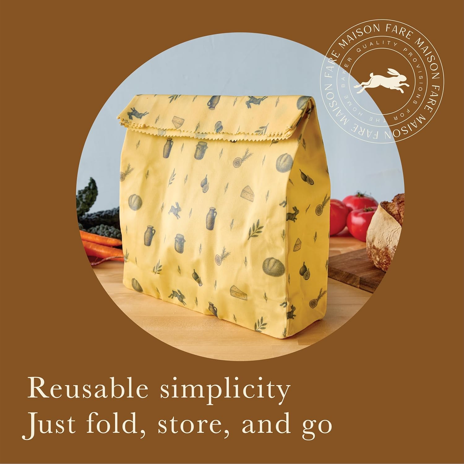 XL Beeswax Bag for Sourdough B - Food Storage Containers Xl ulasan dan harga
