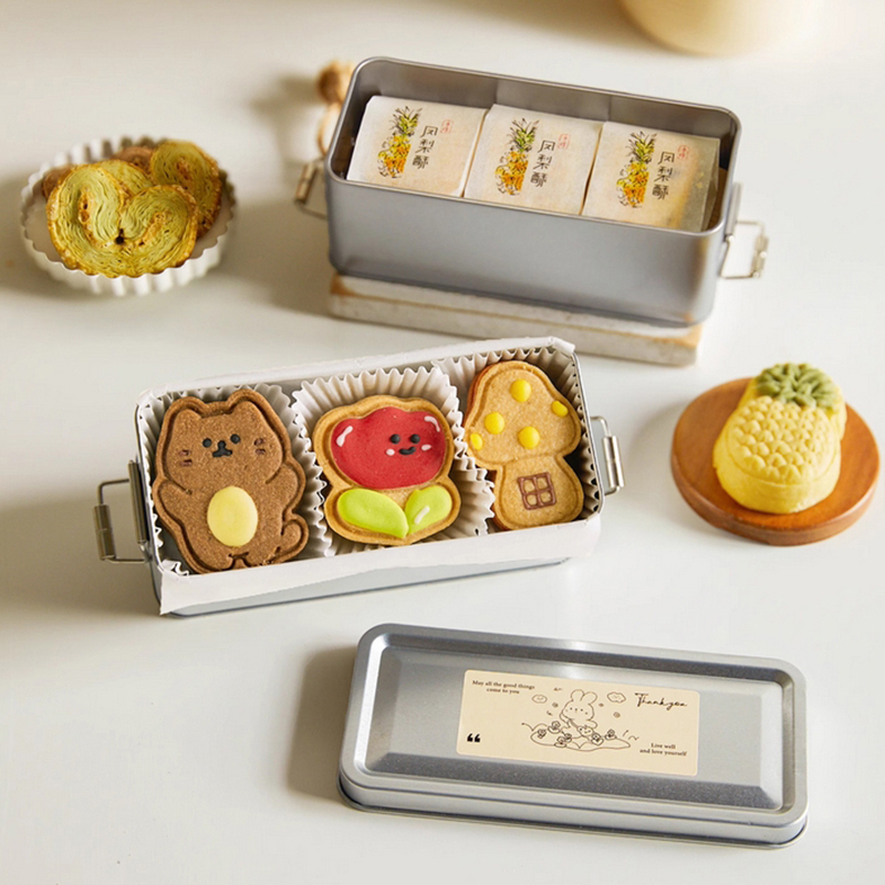 Rectangular Iron Box With Lid  - Food Storage Containers Xl ulasan dan harga
