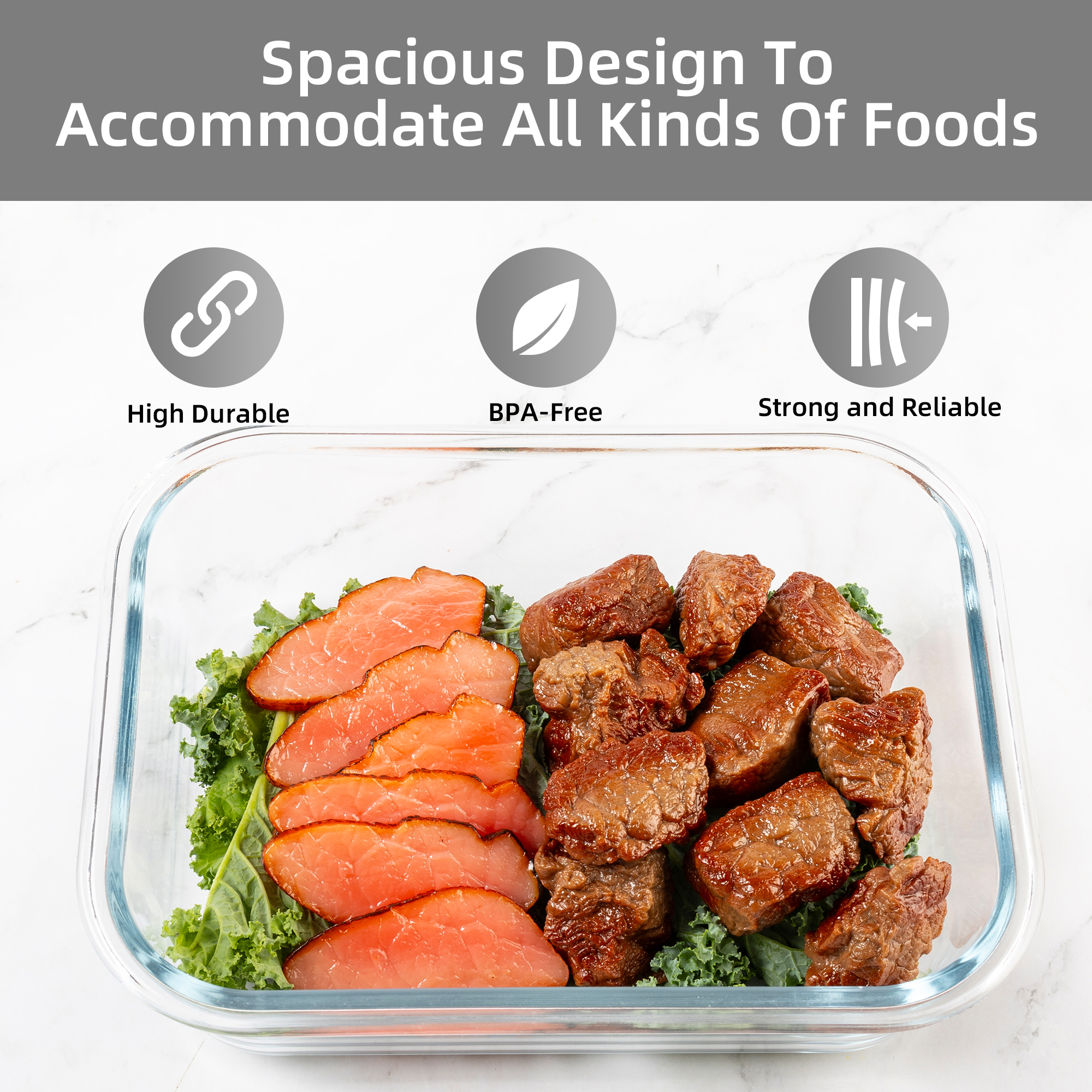 16-Piece Glass Food Storage Co - Food Storage Jar Set ulasan dan harga