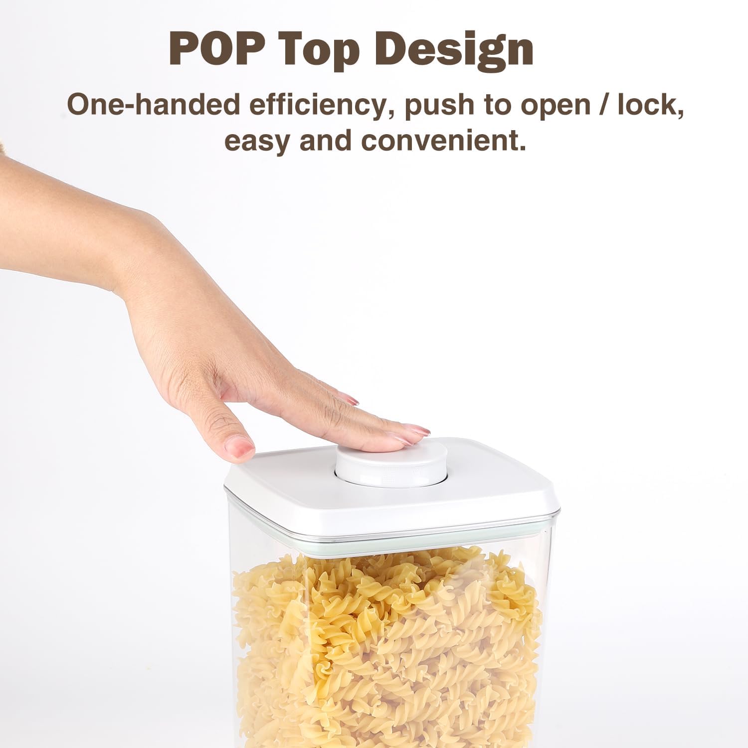4 Pcs Large Pop Airtight Food  - Food Storage Pantry ulasan dan harga