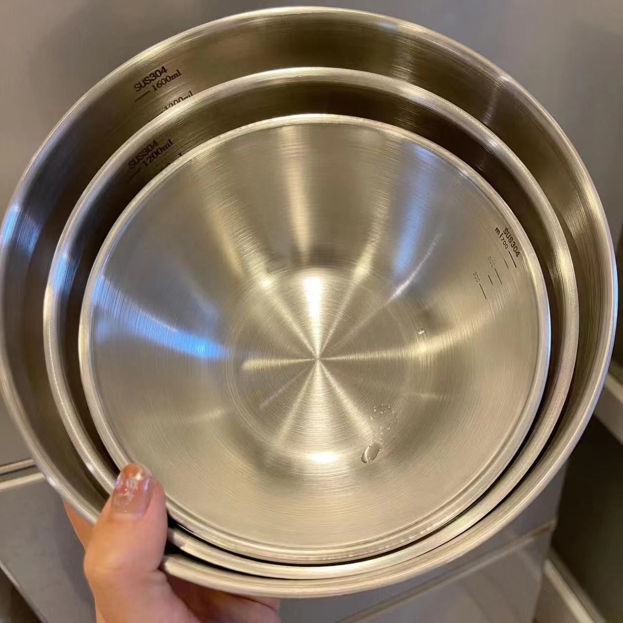 1-3 Stainless Steel Bowl Set w - Food Storage Home ulasan dan harga