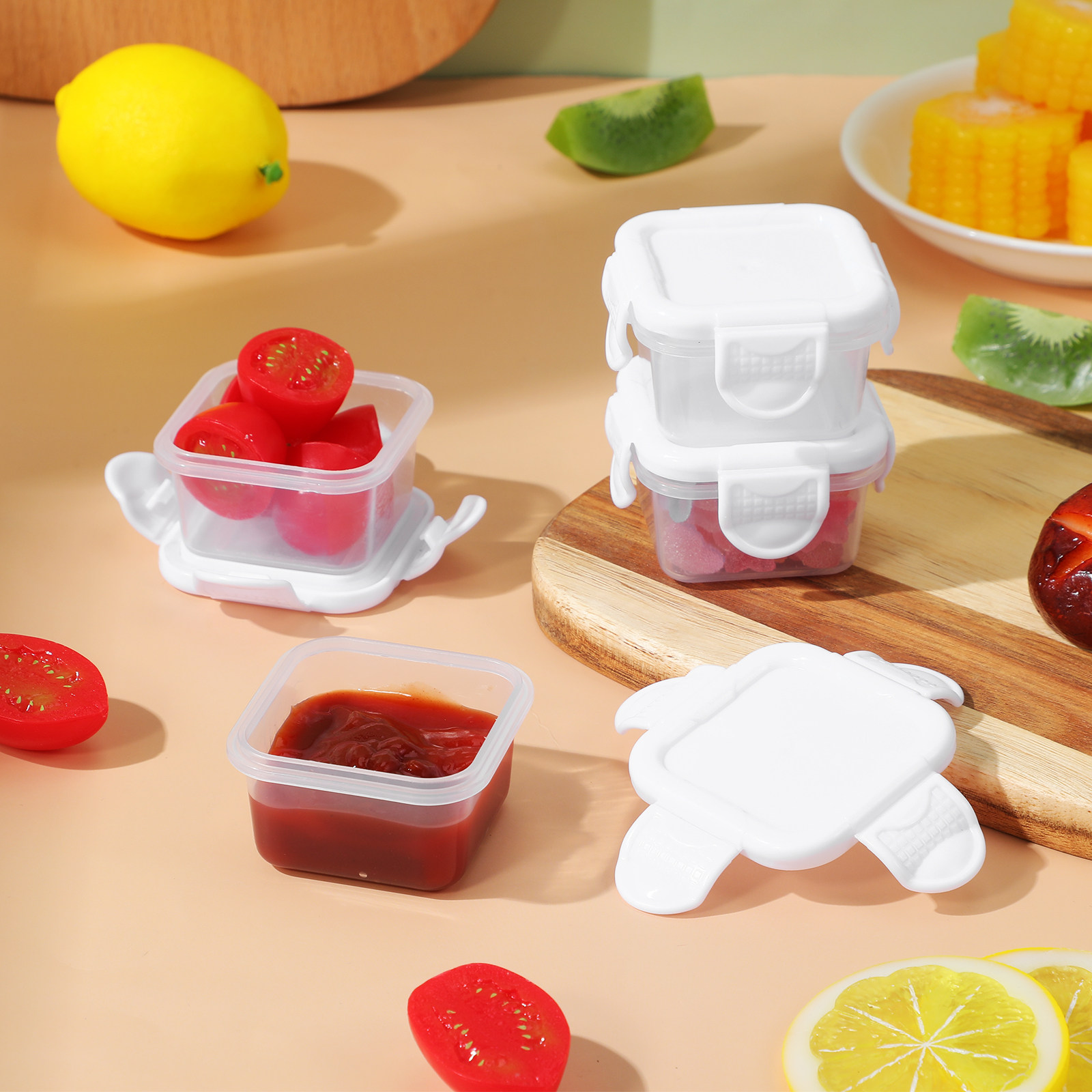 4Pcs Mini Sealed Food Box Food - Food Storage Keep Hot ulasan dan harga