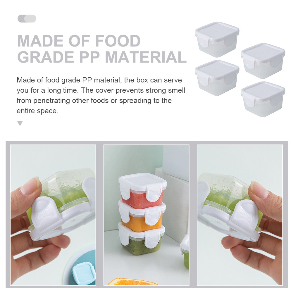 4Pcs Mini Sealed Food Box Food - Food Storage Keep Hot ulasan dan harga