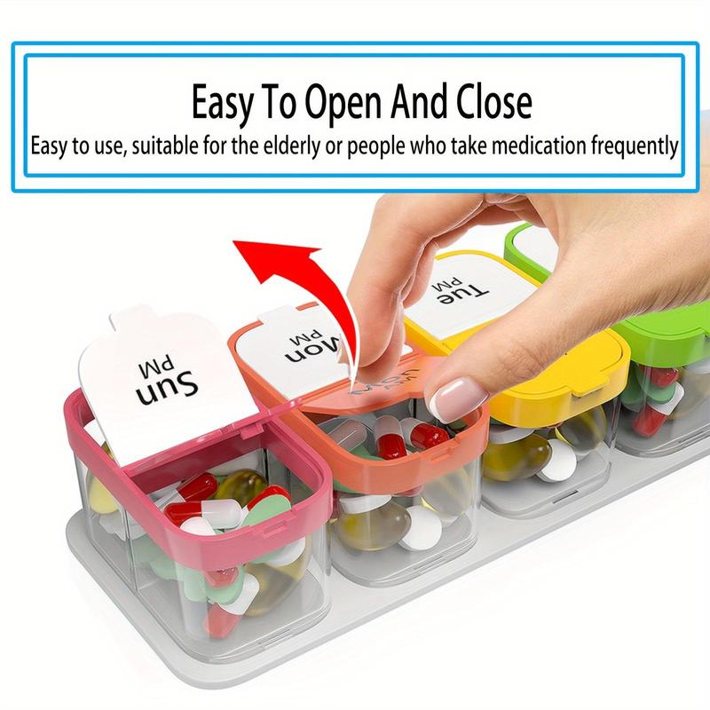 1PCS Large 7 Day Pill Organize - Food Storage Containers Xl ulasan dan harga