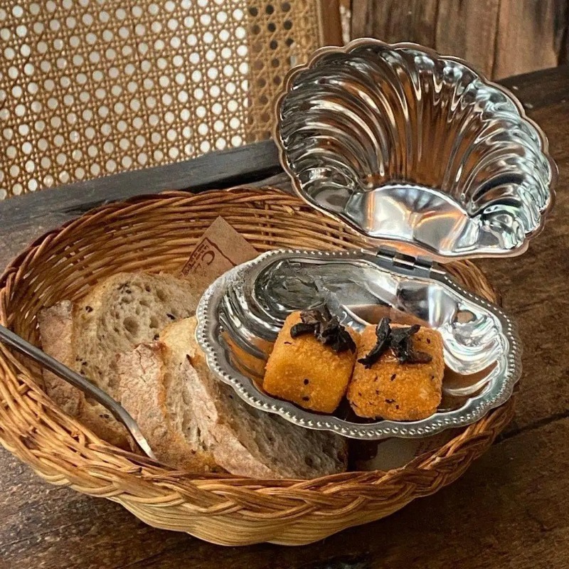 French retro stainless steel s - Food Storage Medieval ulasan dan harga