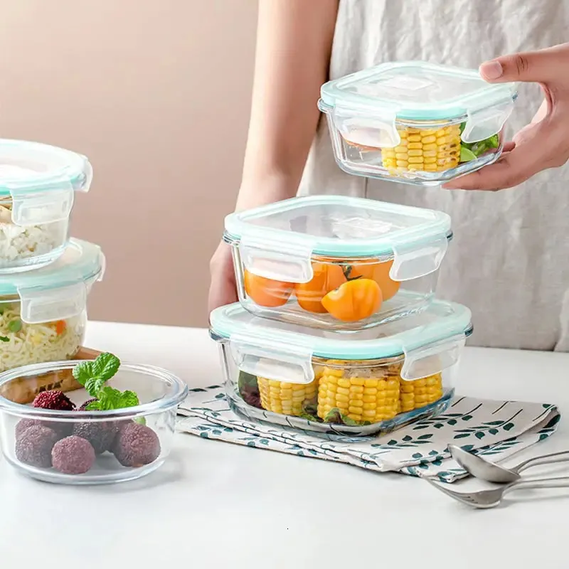 18Pcs Glass Food Storage Conta - Food Storage Containers Xl ulasan dan harga