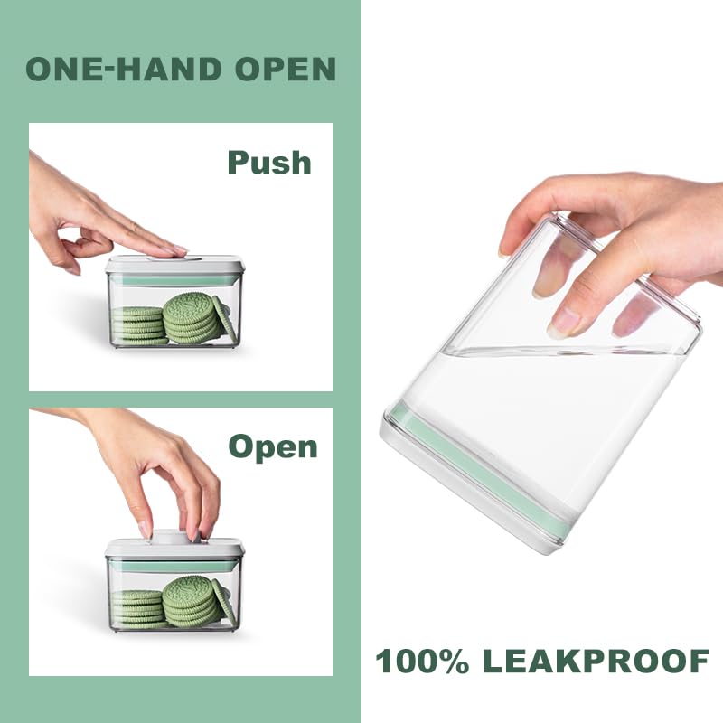 Ankou 3Pcs 1.2L Pop Airtight F - Food Storage Pantry ulasan dan harga