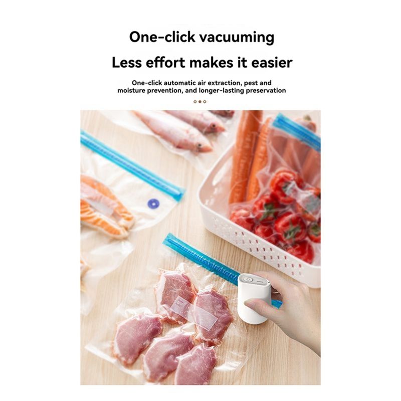 ABBY-Electric Handheld Vacuum  - Food Storage Home ulasan dan harga
