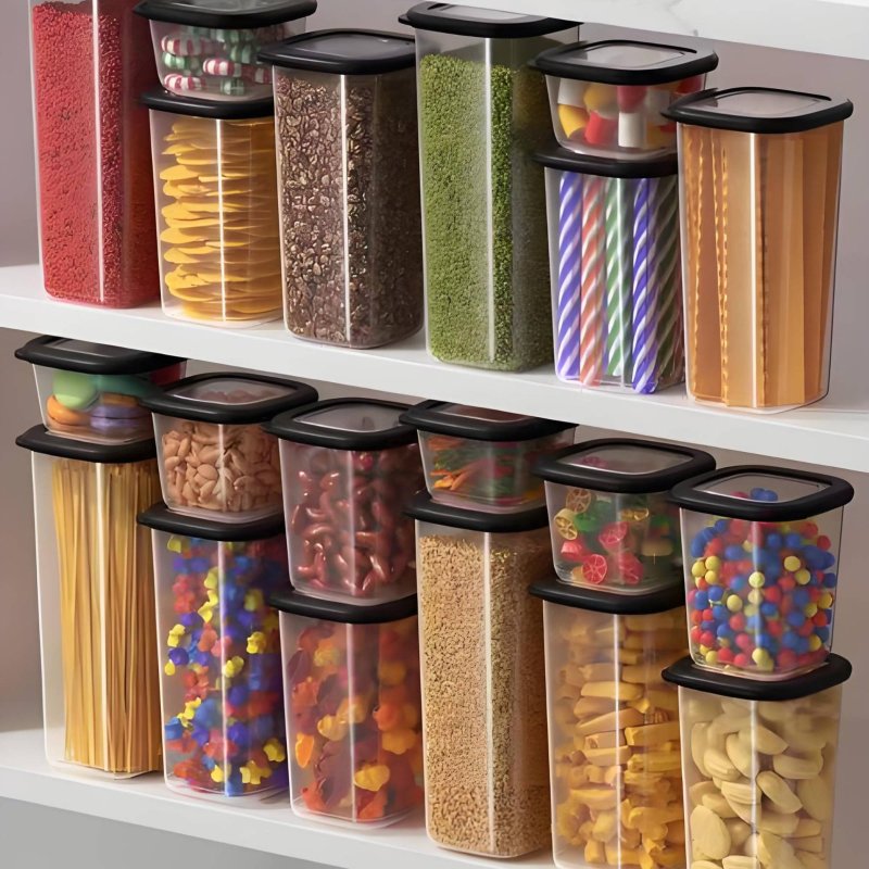 6 Pieces Airtight Food Storage - Food Storage Pantry ulasan dan harga