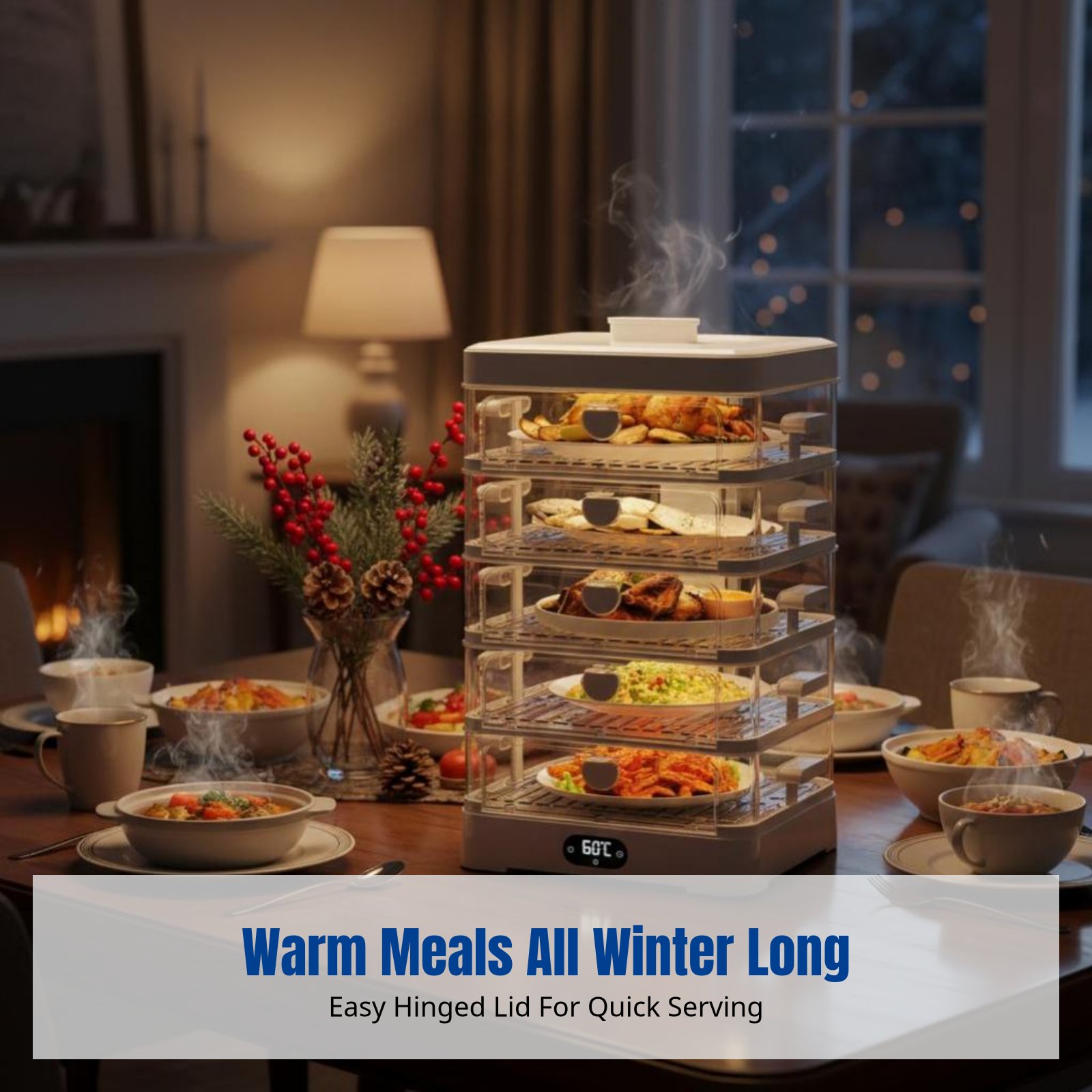 Electric Food Warmer Cover, In - Food Storage Home ulasan dan harga