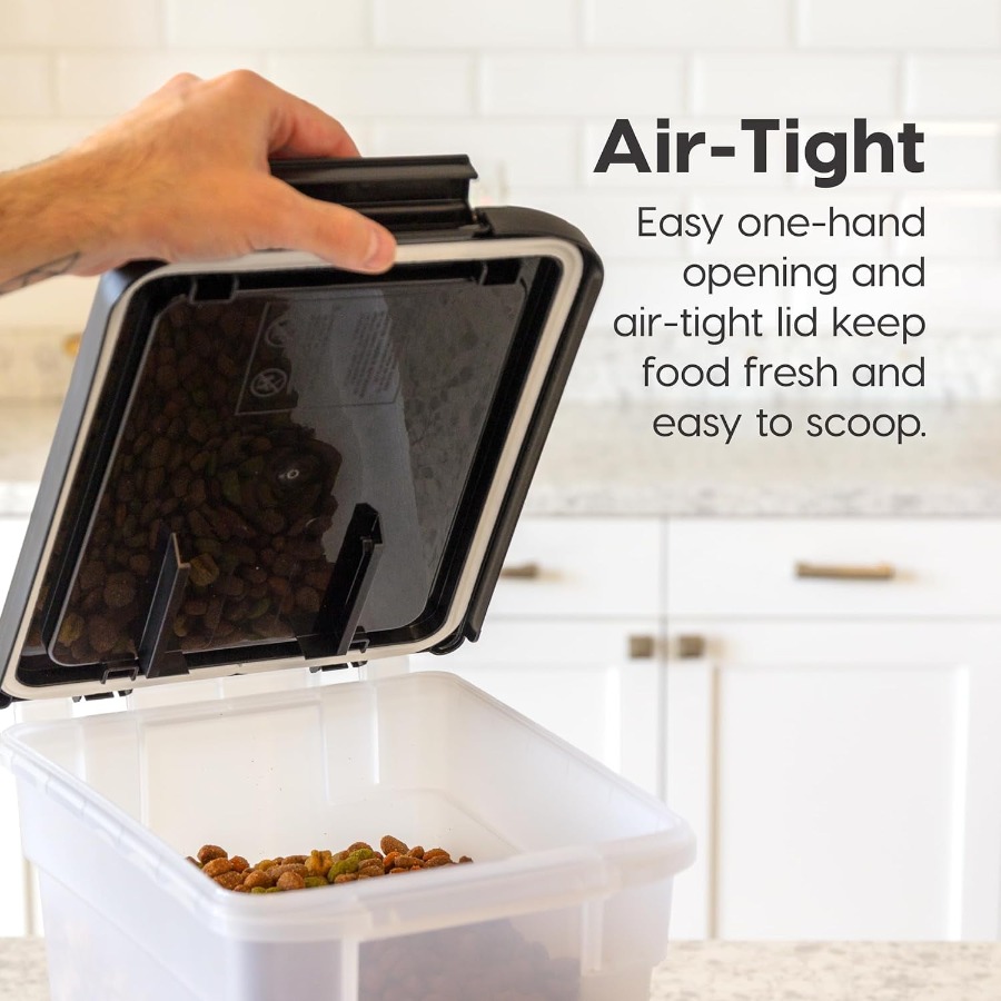 IRIS 10 Lbs. Airtight Pet Food - Food Storage For Dog ulasan dan harga