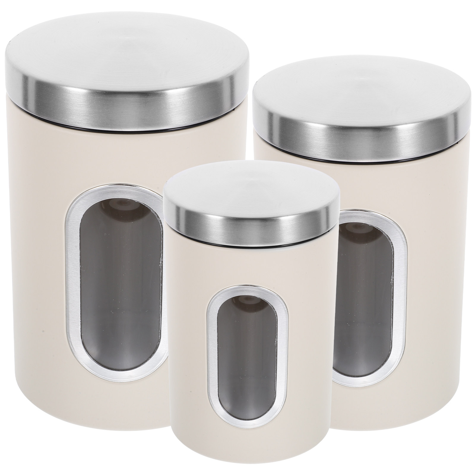 3Pcs Storage Jar Set Airtight  - Food Storage Pantry ulasan dan harga