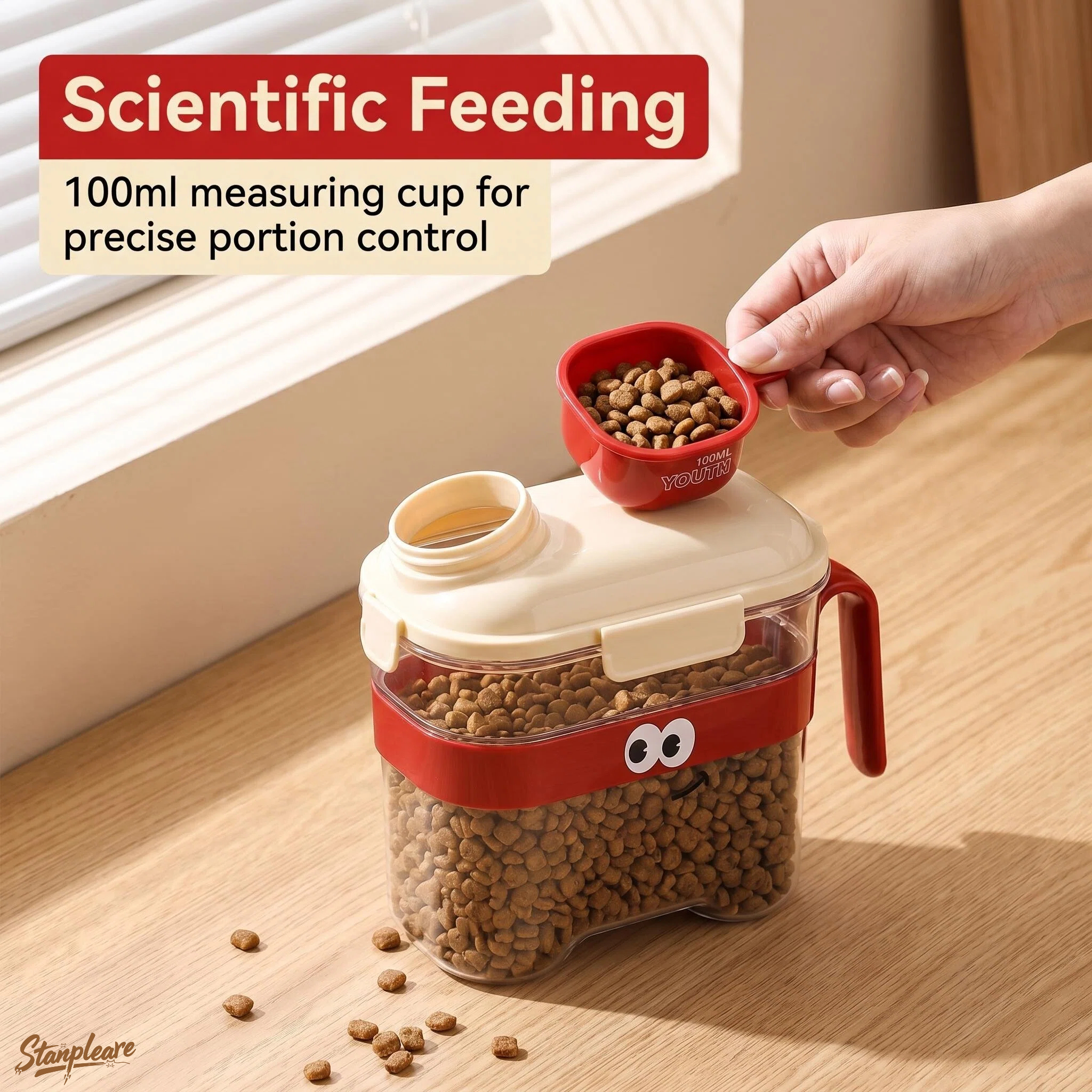 Transparent Airtight Pet Food  - Food Storage For Dog ulasan dan harga