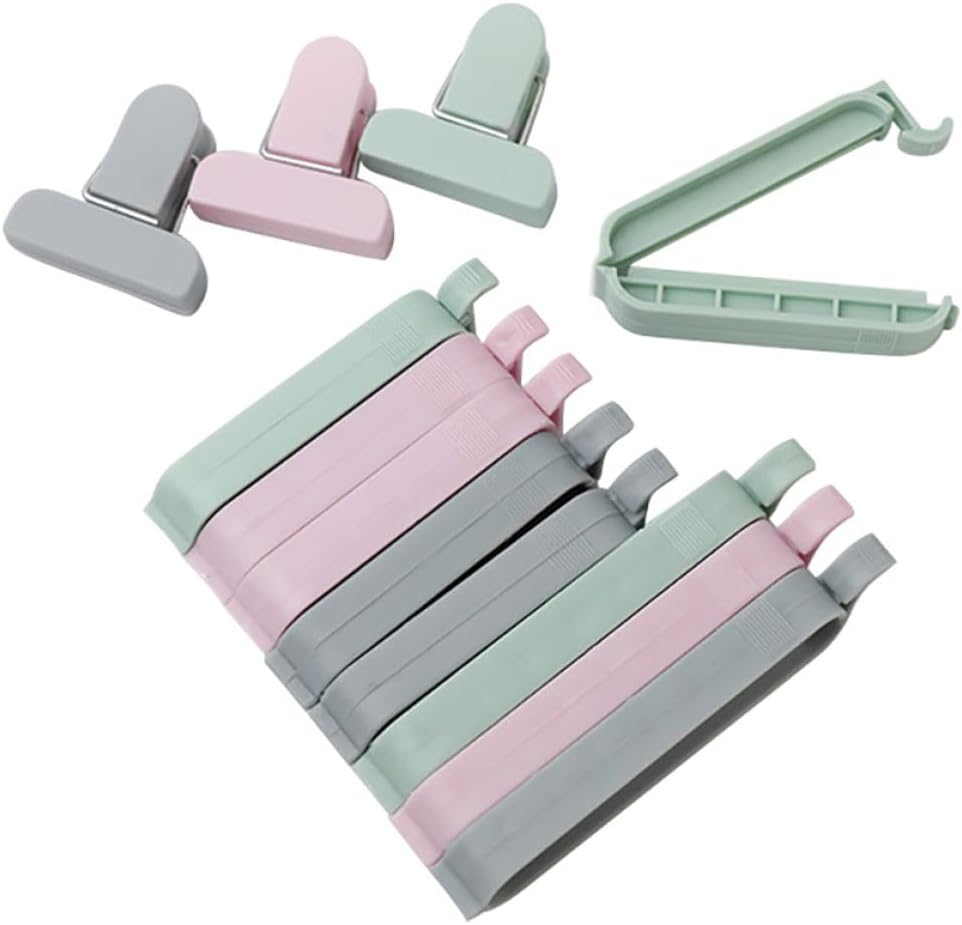 12pcs Plastic Bag Clips Sealin - Food Storage Plastic Bag ulasan dan harga