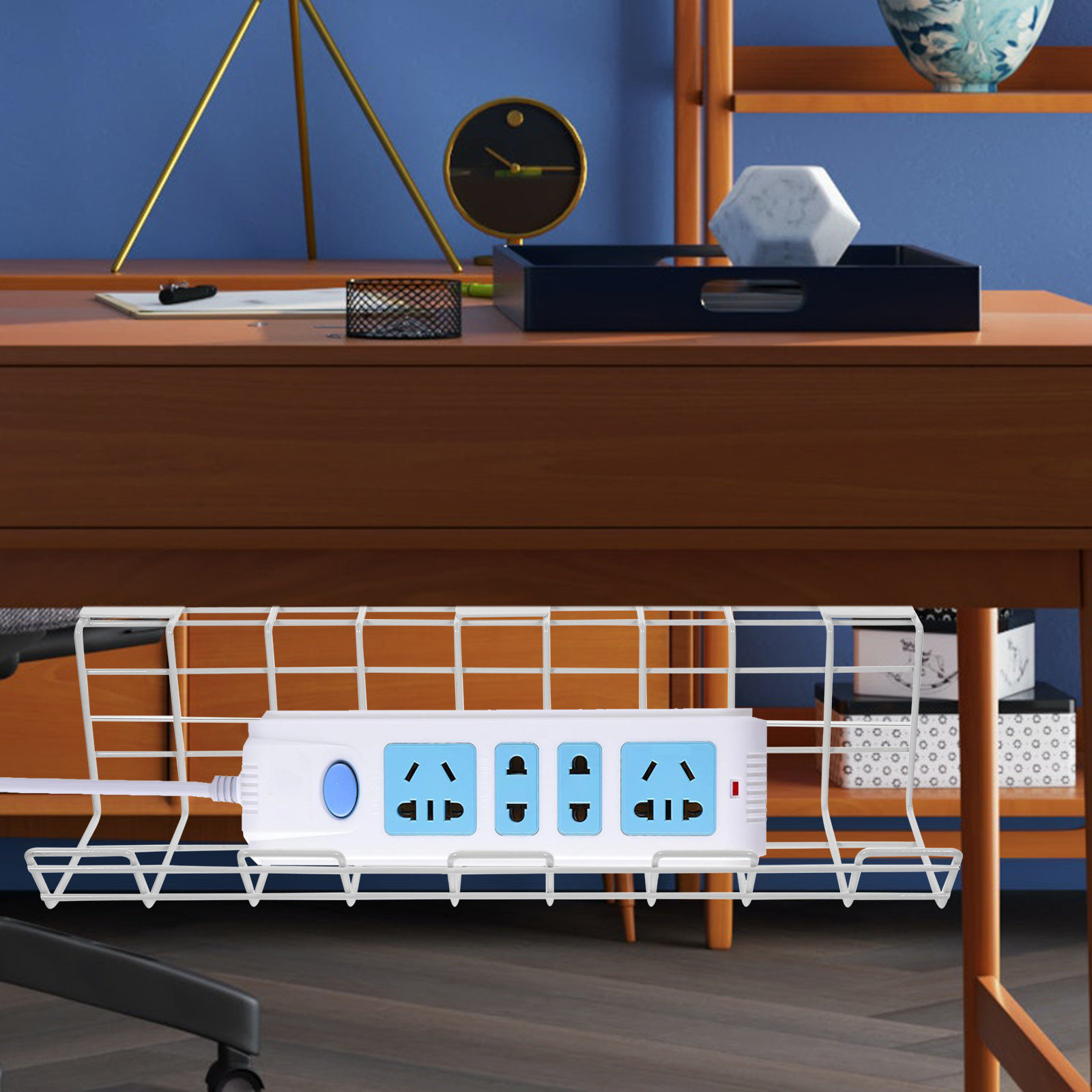 2Pcs Under Desk Cable Storage  - Food Storage Home ulasan dan harga