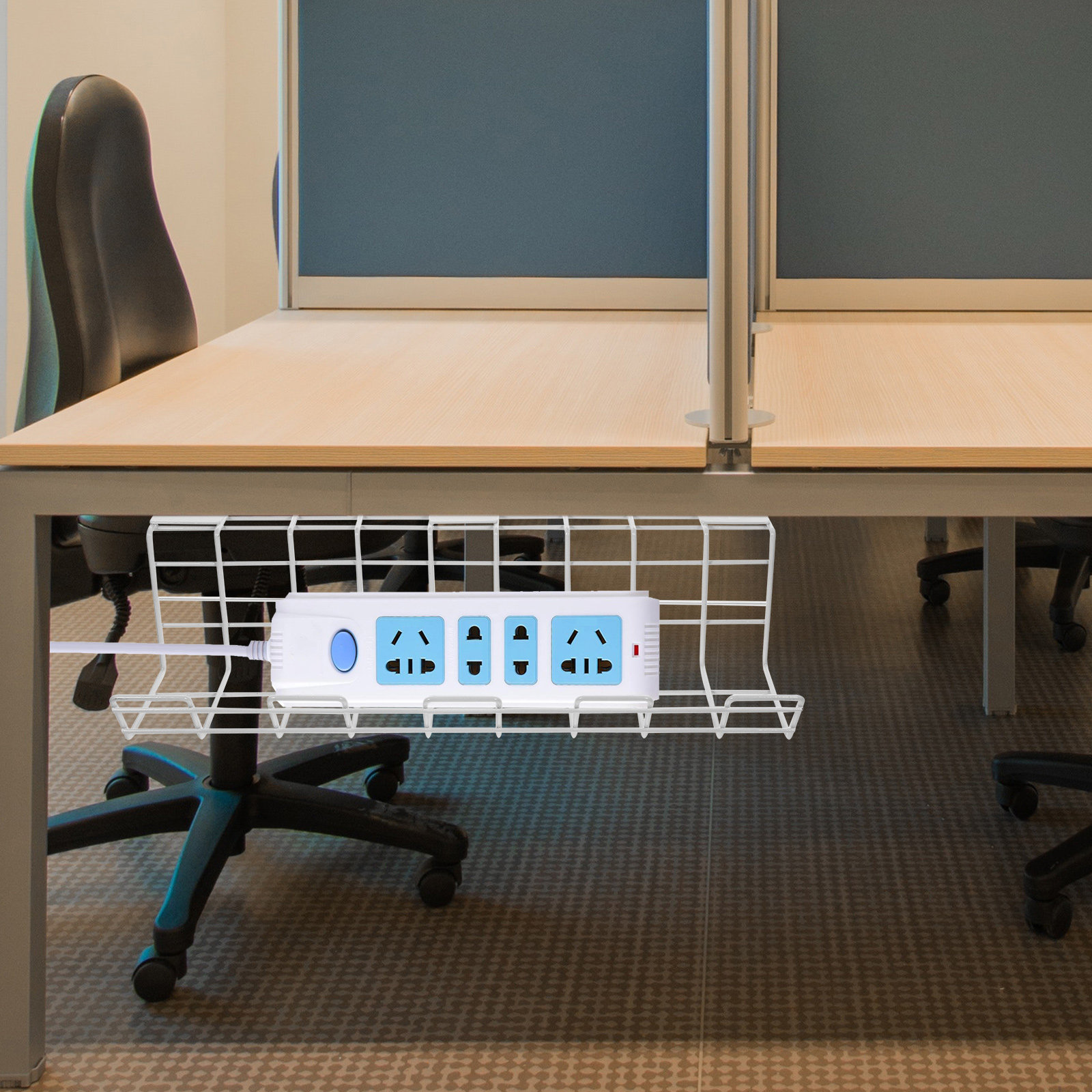 2Pcs Under Desk Cable Storage  - Food Storage Home ulasan dan harga