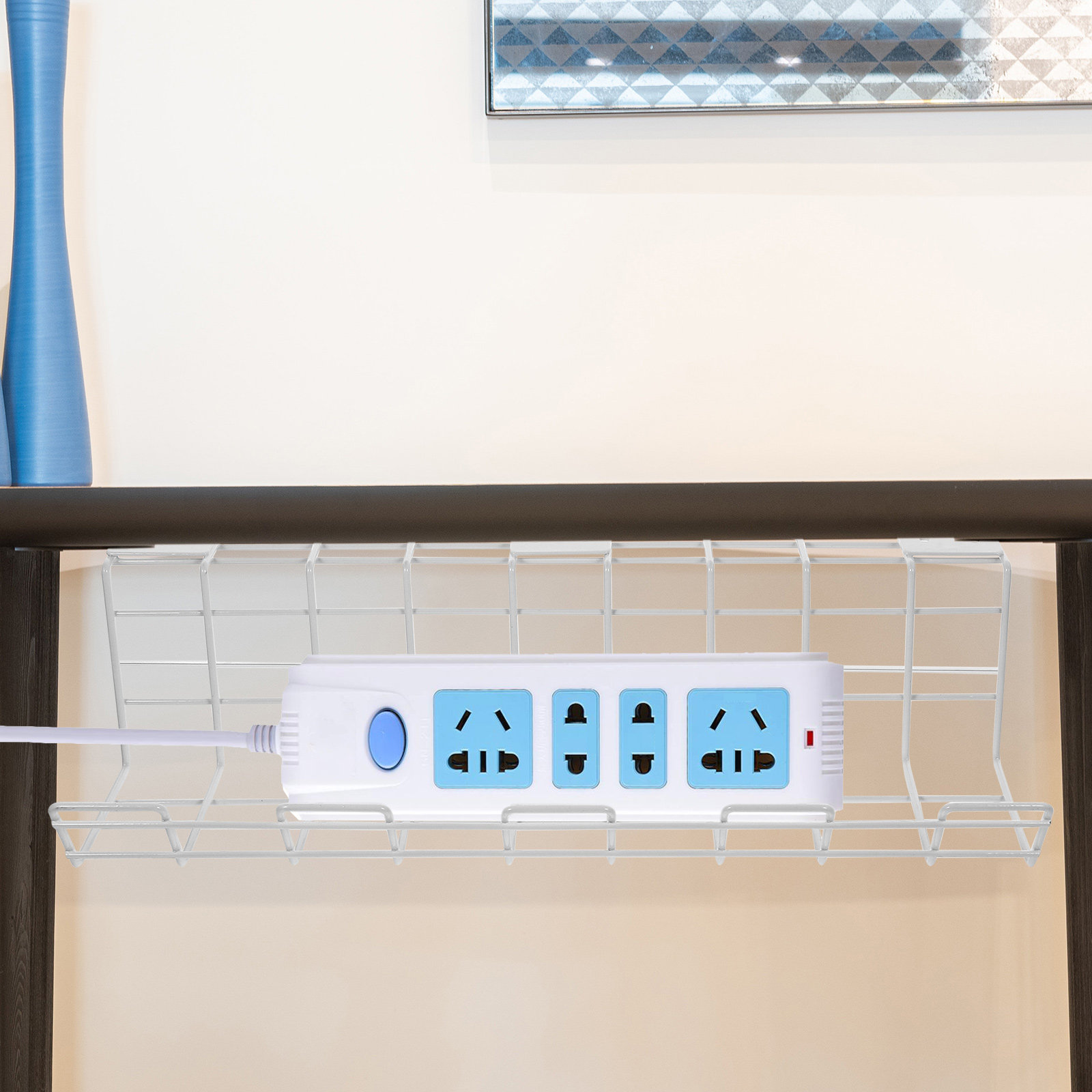 2Pcs Under Desk Cable Storage  - Food Storage Home ulasan dan harga