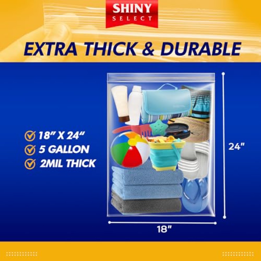5 Gallon X-Large Storage Bags  - Food Storage Plastic Bag ulasan dan harga