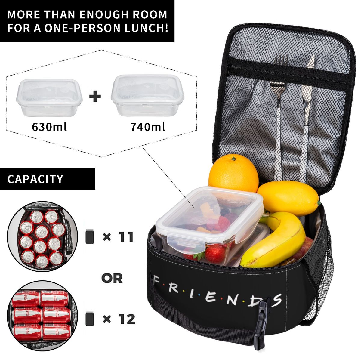 Custom Friends Funny Quote Lun - Food Storage Quotes ulasan dan harga