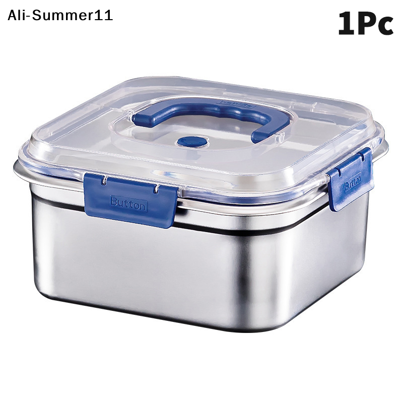 【S11】1/3/5Pcs Stainless Steel  - Food Storage Containers Xl ulasan dan harga