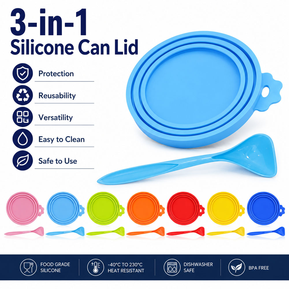 3 IN1 Pet Can Box Cover Reusab - Food Storage Keep Hot ulasan dan harga