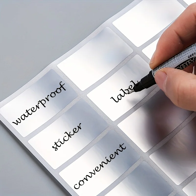 Removable waterproof label sti - Food Storage Home ulasan dan harga