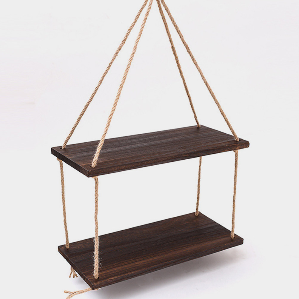 1Set Black Wooden Wall Hanging - Food Storage Yellow ulasan dan harga