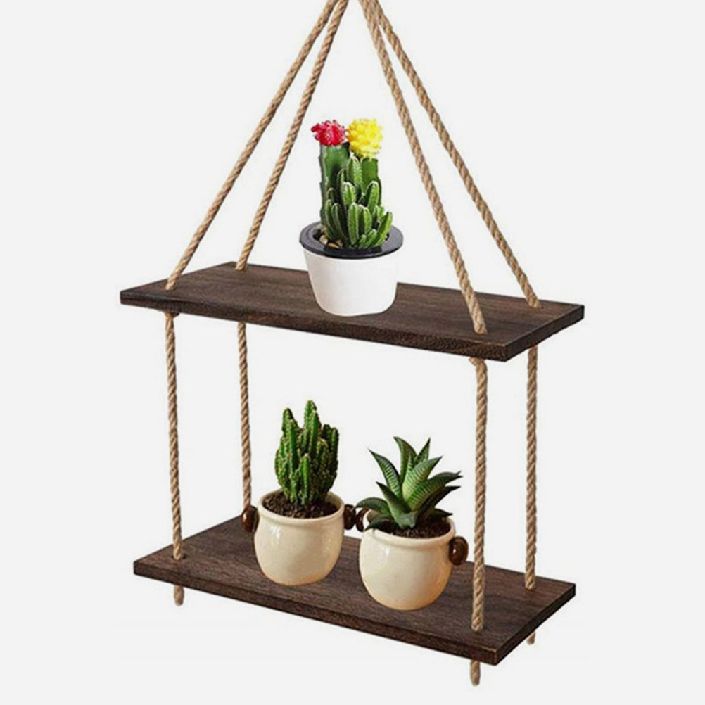 1Set Black Wooden Wall Hanging - Food Storage Yellow ulasan dan harga