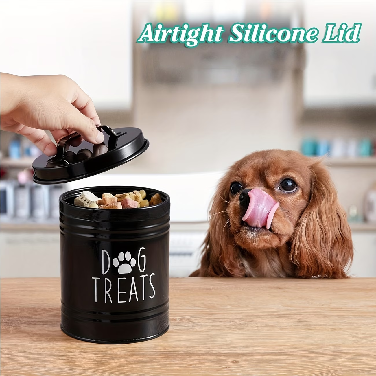 Farmhouse Style Dog Treat Jar, - Food Storage For Dog ulasan dan harga