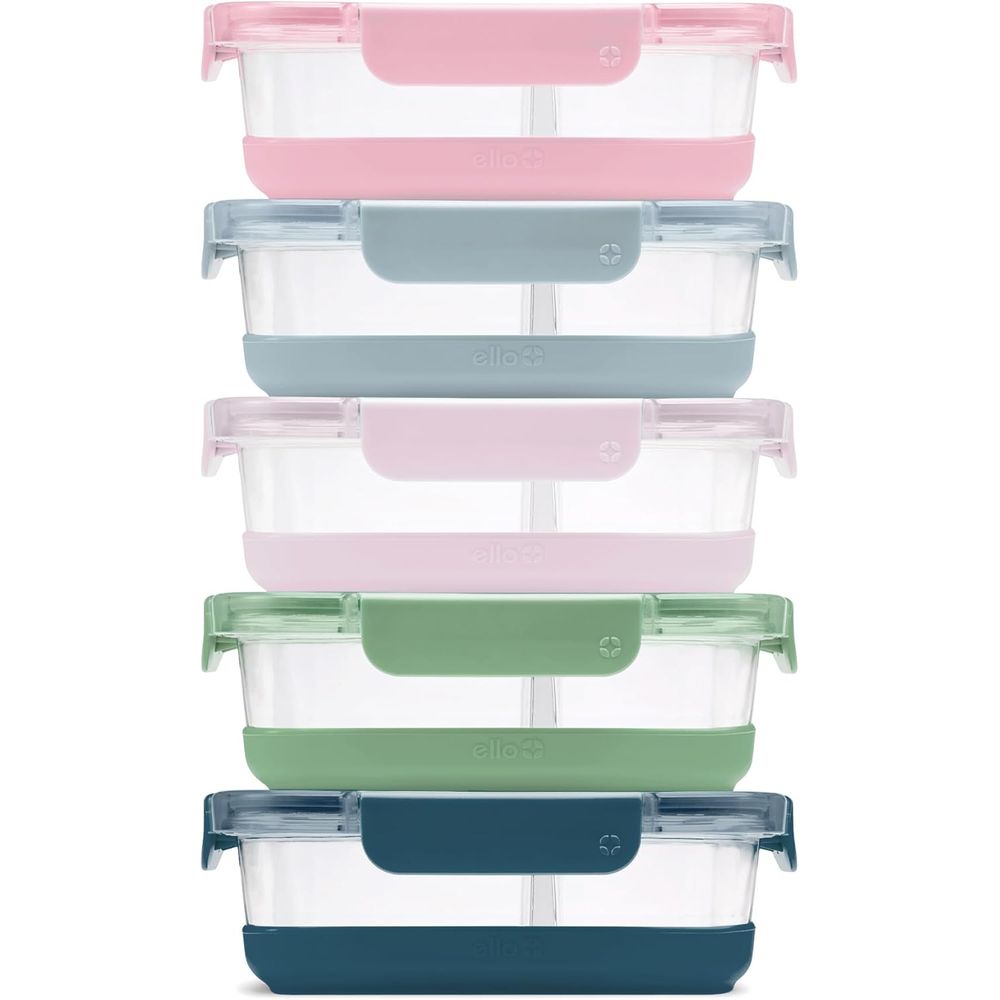 Refresh 3.4 Cup Divided Meal P - Food Storage Containers Glass ulasan dan harga