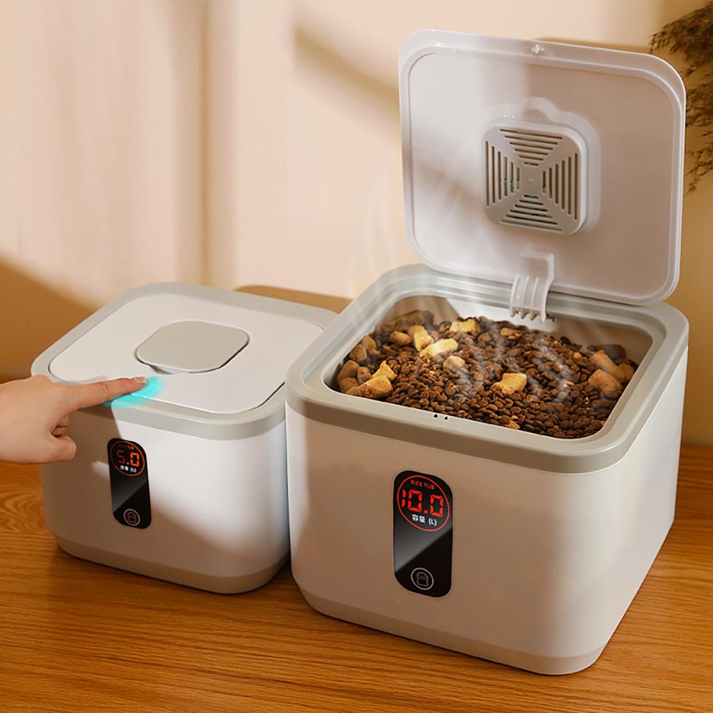 Pet Food Bucket Airtight Dog F - Food Storage For Dog ulasan dan harga
