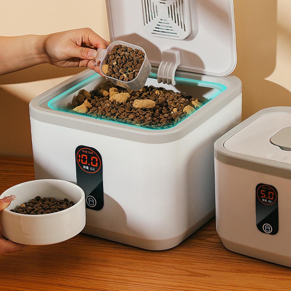 Pet Food Bucket Airtight Dog F - Food Storage For Dog ulasan dan harga
