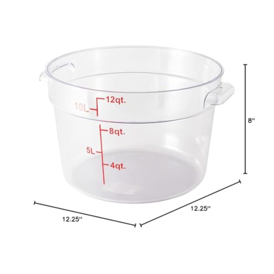 Met Lux 12 Quart Food Storage  - Food Storage Quart Containers ulasan dan harga