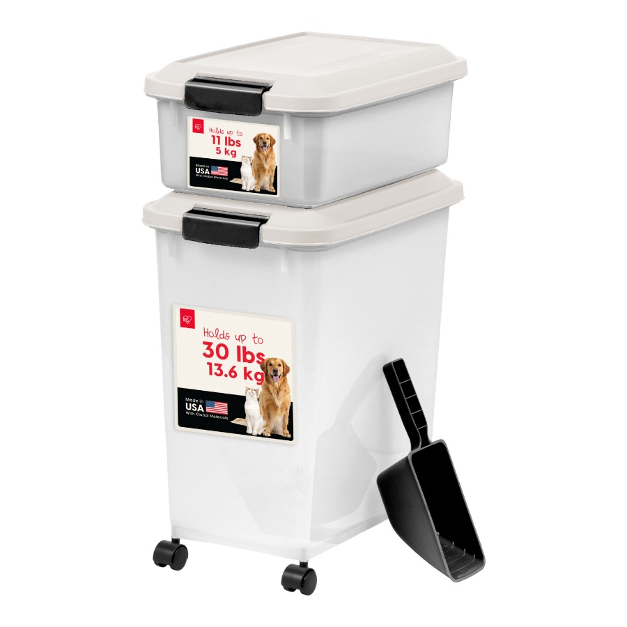 IRIS 41 Lbs. Airtight Pet Food - Food Storage For Dog ulasan dan harga
