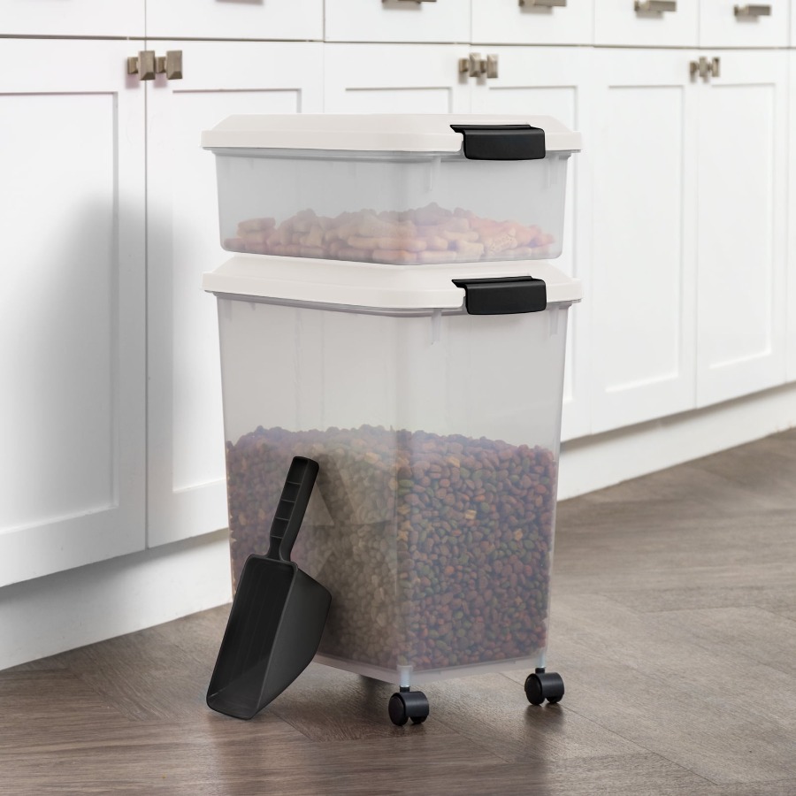 IRIS 41 Lbs. Airtight Pet Food - Food Storage For Dog ulasan dan harga