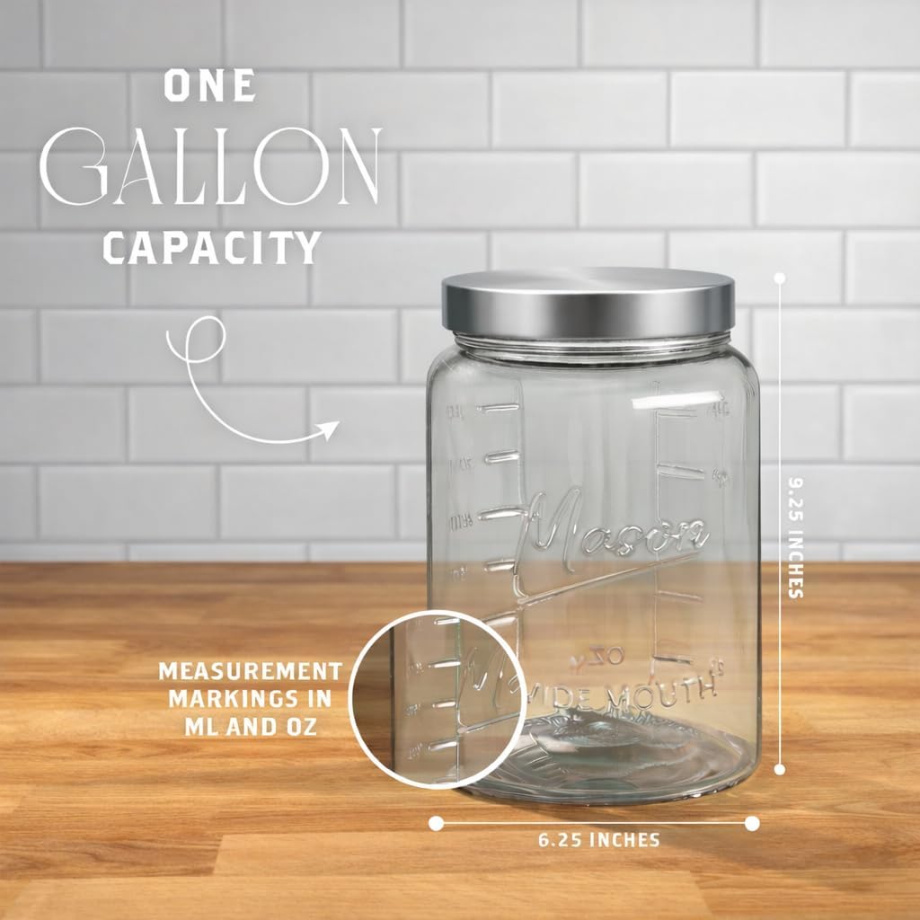 Extra Large    Jar - 1 Gallon  - Food Storage Containers Glass ulasan dan harga