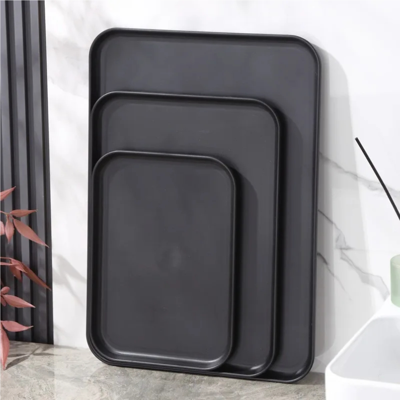 Heavy-Duty Black Rectangular S - Food Storage For Restaurant ulasan dan harga