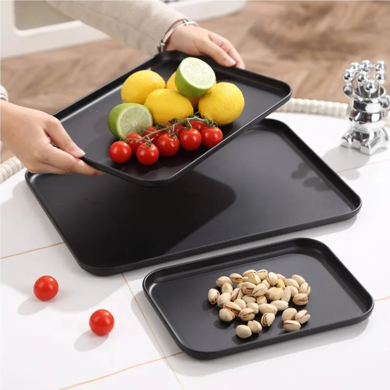 Heavy-Duty Black Rectangular S - Food Storage For Restaurant ulasan dan harga