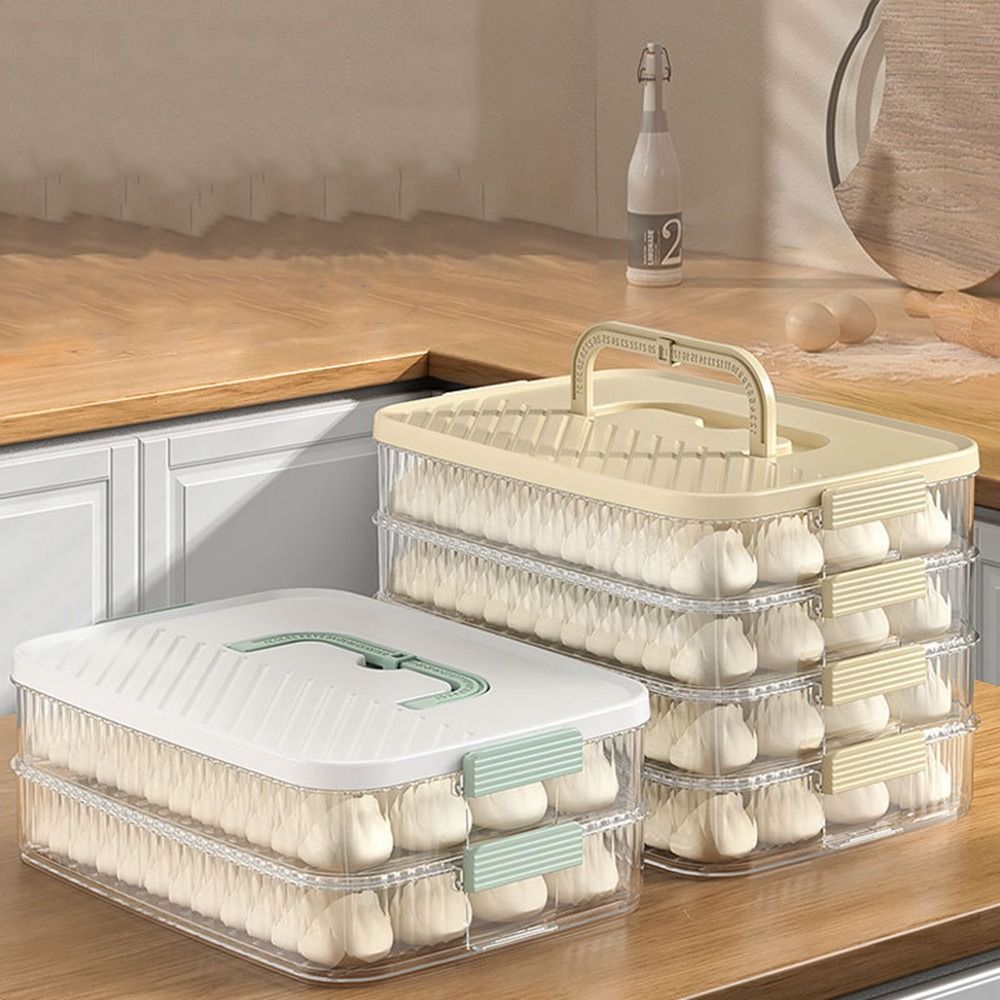 Plastic Frozen Dumpling Storag - Food Storage Containers Xl ulasan dan harga