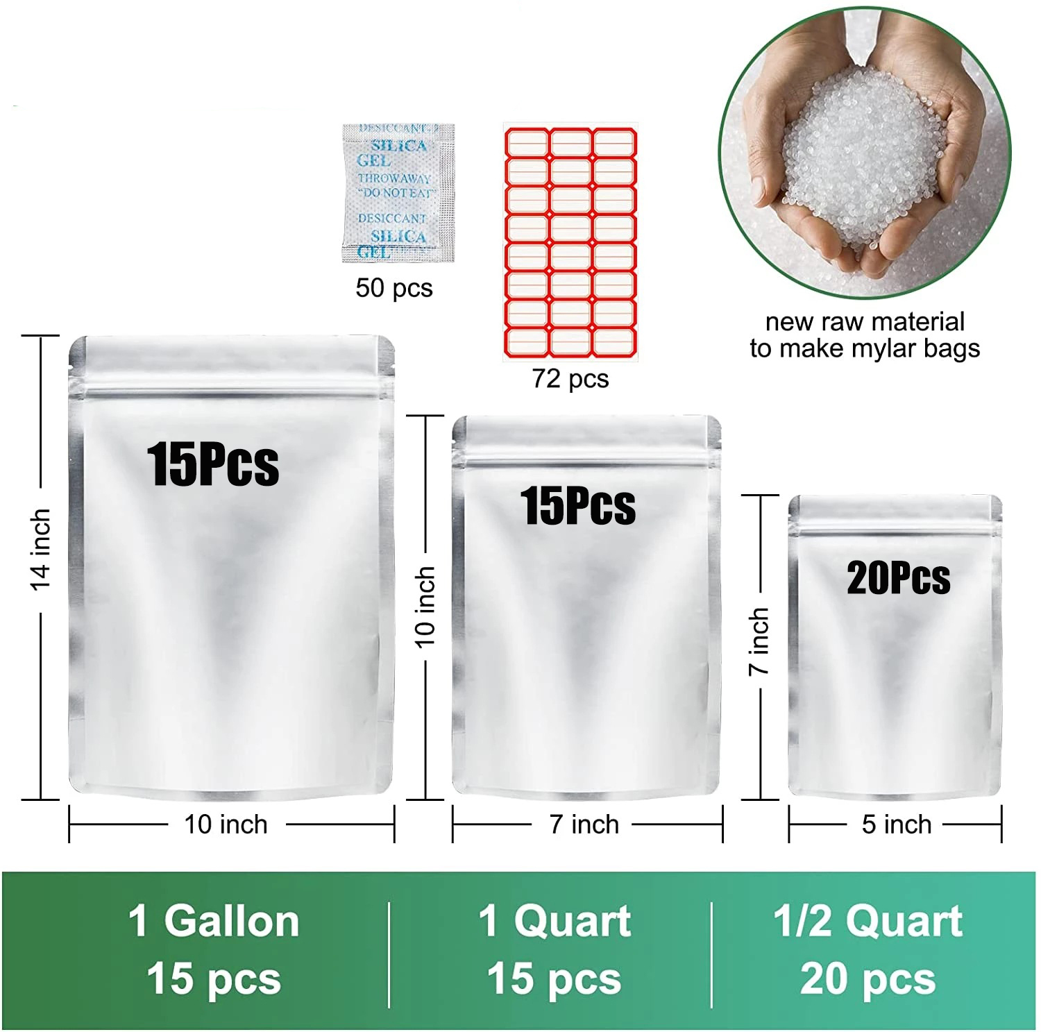 50Pack Reusable Aluminum Foil  - Food Storage Oxygen Absorbers ulasan dan harga